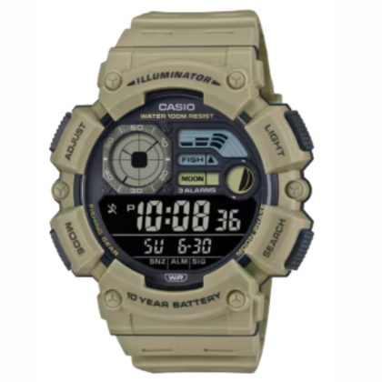 Casio General WS-1500H-5BV Light Brown Resin Band Men Watch